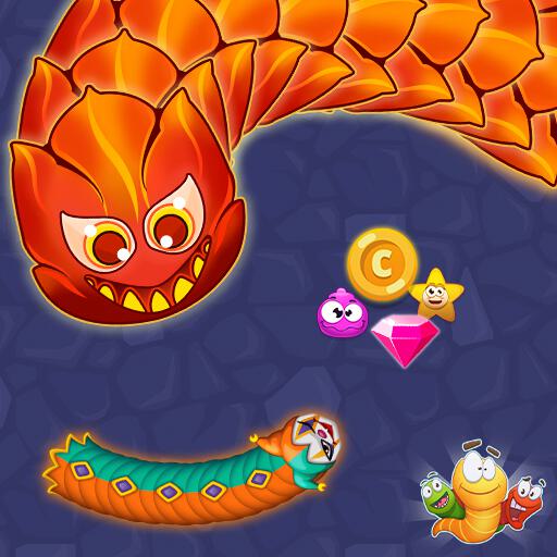 WORM HUNT - SNAKE GAME IO ZONE